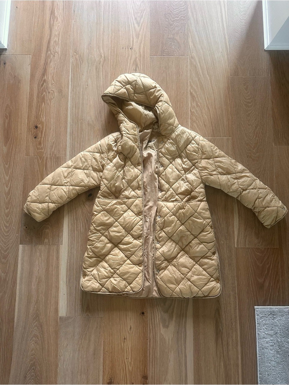 Zara Girls 11-12 Quilted Puffer Coat
